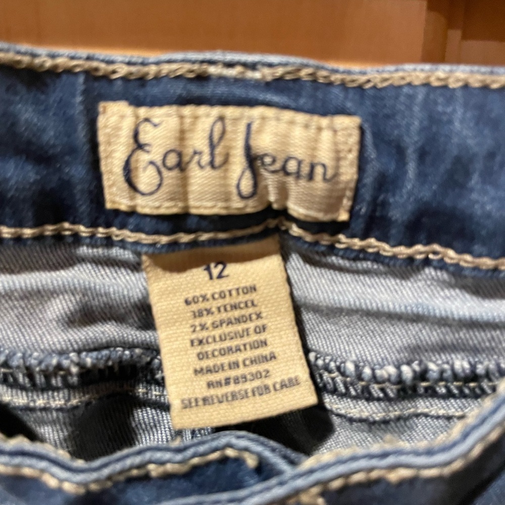 Earl women’s ankle style stretch jeans size 12 used in good condition - Picture 4 of 8